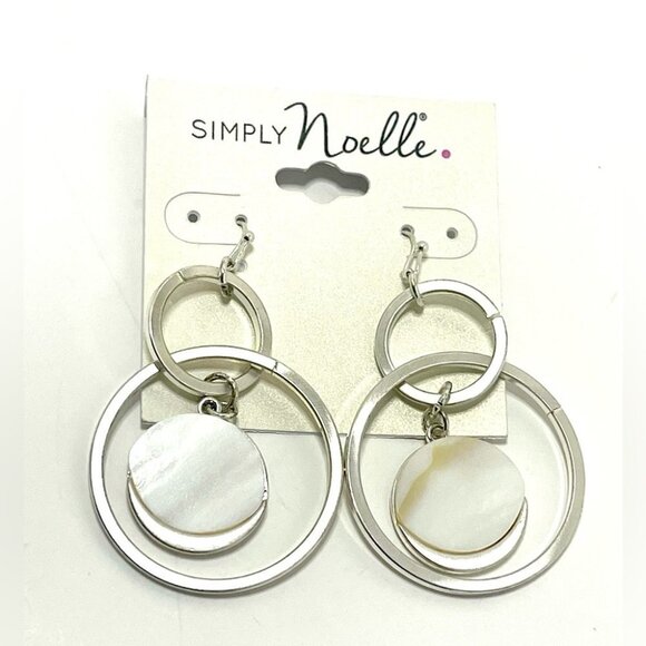 Silver Simply Nicole Loops Earrings​ - Picture 2 of 3